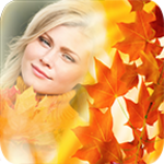 autumn photo frames android application logo